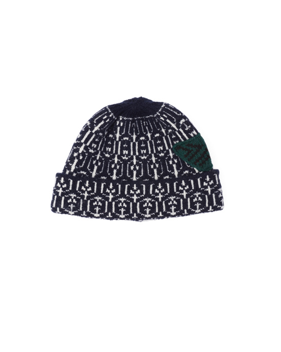 Prada Cashmere And Wool Beanie Sötétkék | ZGUVSK493