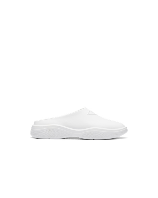 Prada Foam Rubber Mules Fehér | YTMJSV623