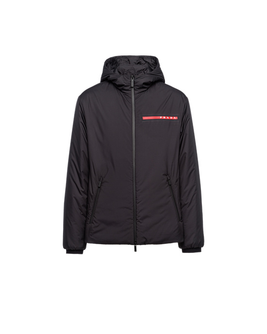 Prada Light Polyester Padded Jacket Fekete | RFDUKC358