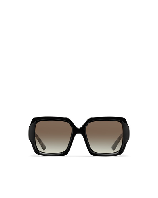 Prada Prada Monochrome Sunglasses Squared Gradient Anthracite Gray Lenses | NLMQAT059