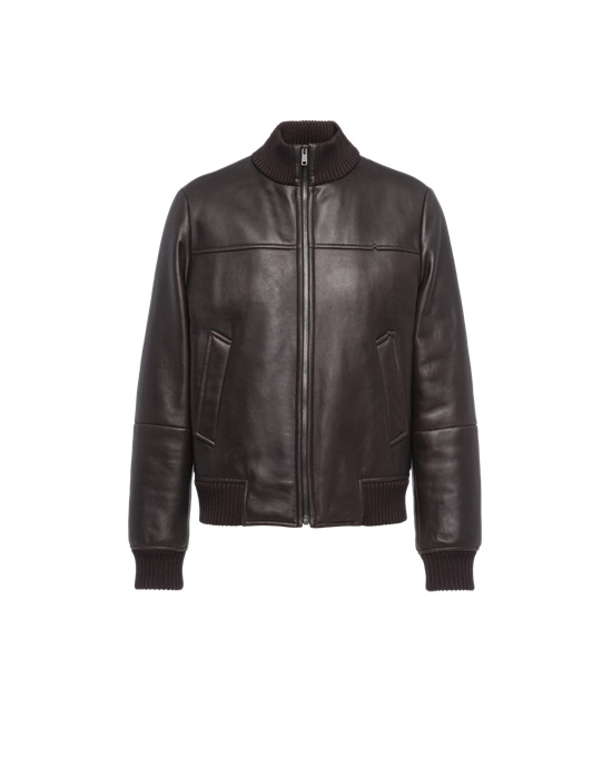 Prada Sheepskin Jacket Sötétbarna | RQVSHU972